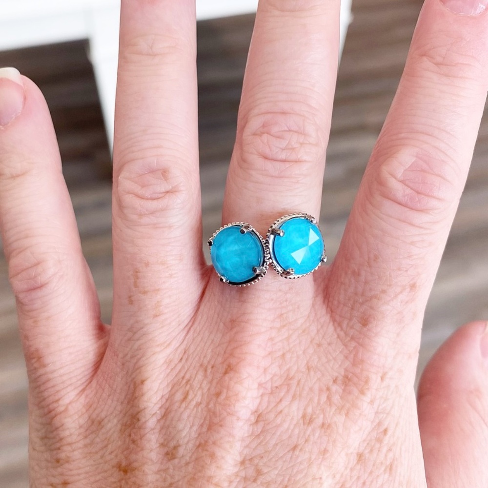 Authentic Tacori two stone ring